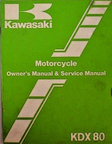 KAWASAKI 1985 KDX80 KDX 80-C2 OWNER SERVICE MANUAL