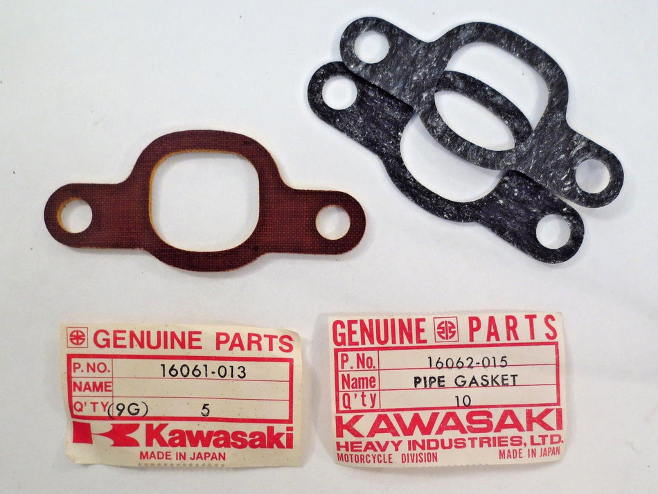NOS KAWASAKI Heat Insulator with Gaskets S1 250 KH250
