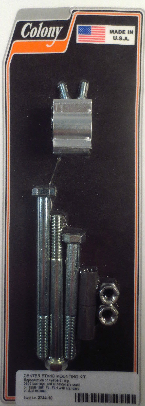 Harley Panhead Shovelhead Center Stand Mounting Kit