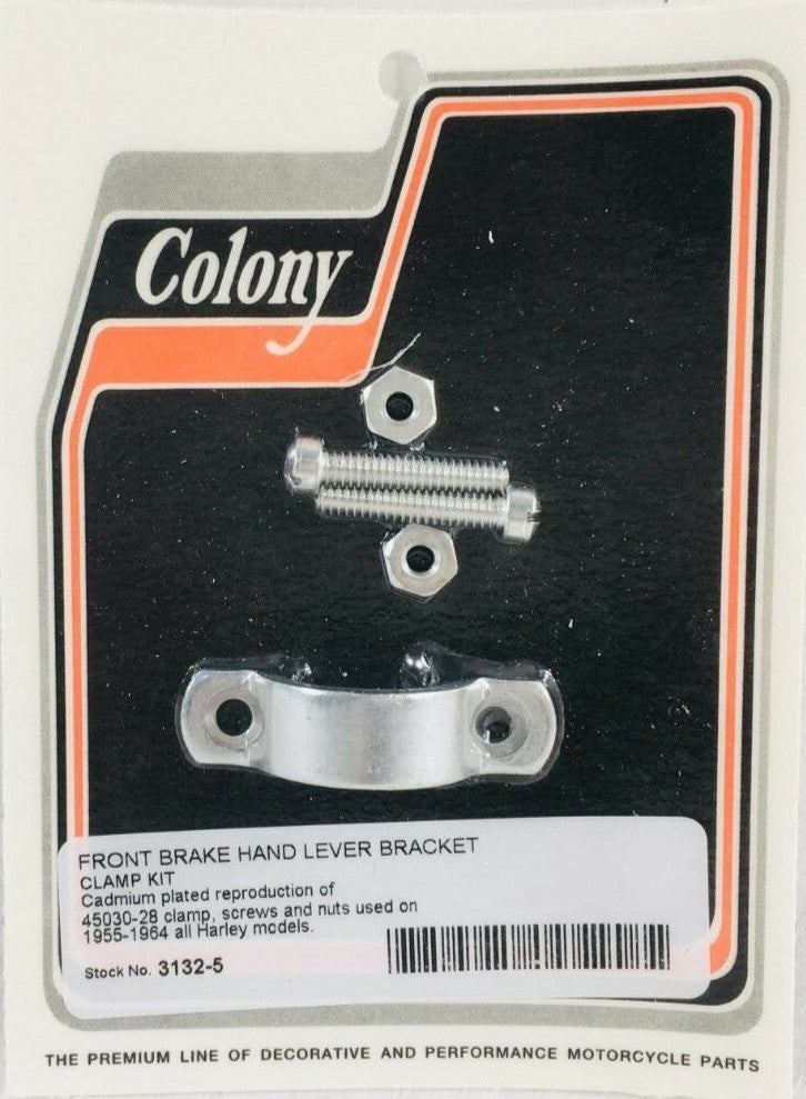 HARLEY PANHEAD FRONT BRAKE HAND LEVER BRACKET CLAMP KIT SPORTSTER