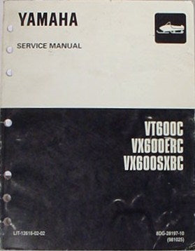 GENUINE YAMAHA VT600C VX600 ERC SXBC SERVICE MANUAL