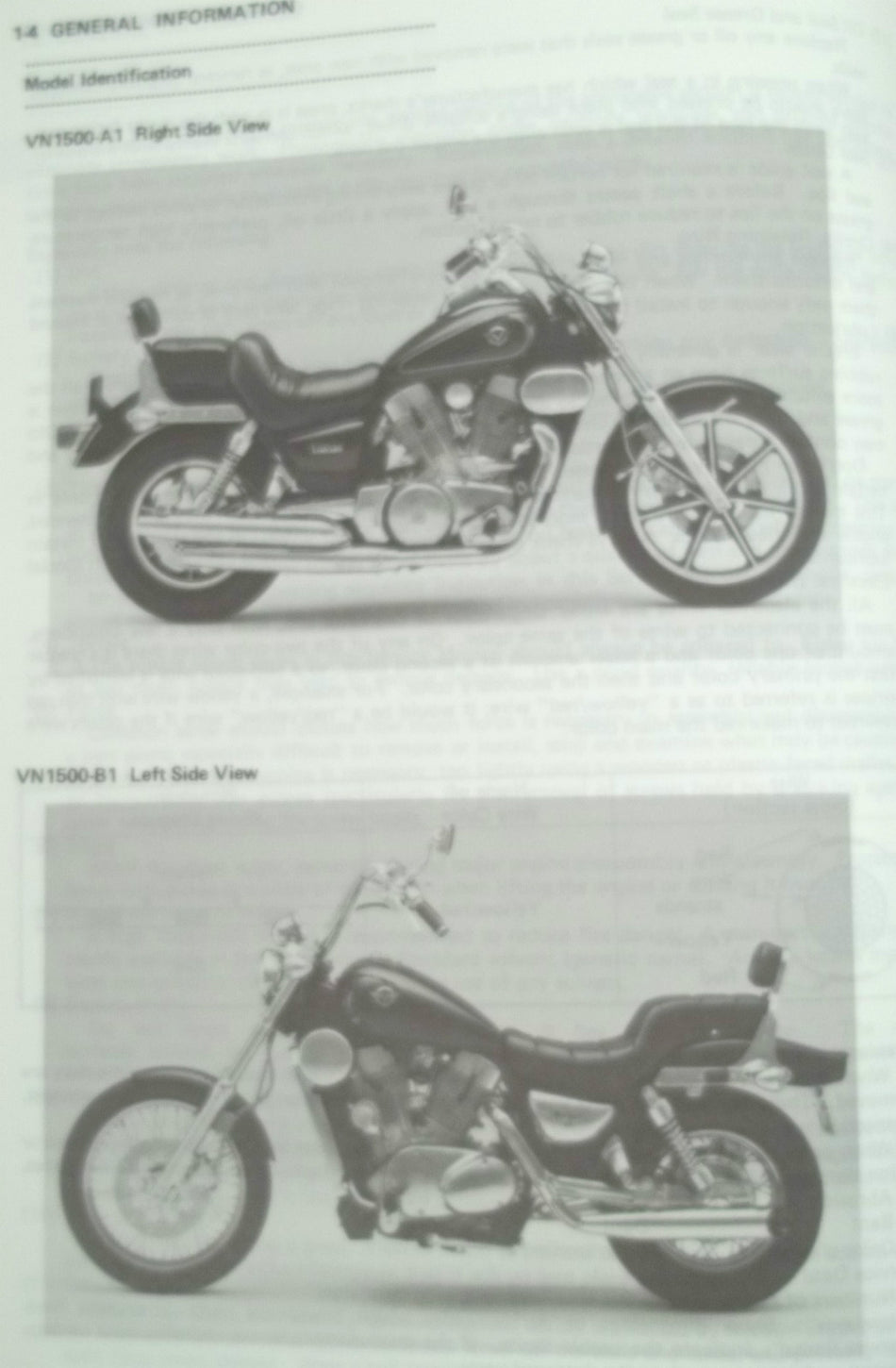 GENUINE KAWASAKI Vulcan 88 SERVICE MANUAL Vulcan 88 SE VN1500 1987