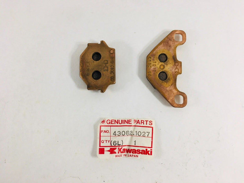 NOS KAWASAKI TECATE FRONT BRAKE PADS KLF300 BAYOU KX500