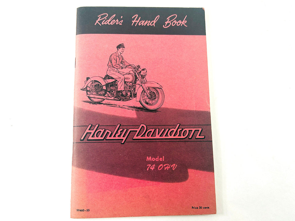 HARLEY PANHEAD RIDER'S HANDBOOK OHV NOS 99460-50