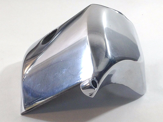 14030-036-80 Kawasaki H1 500 Polished Oil Pump Cover Blem