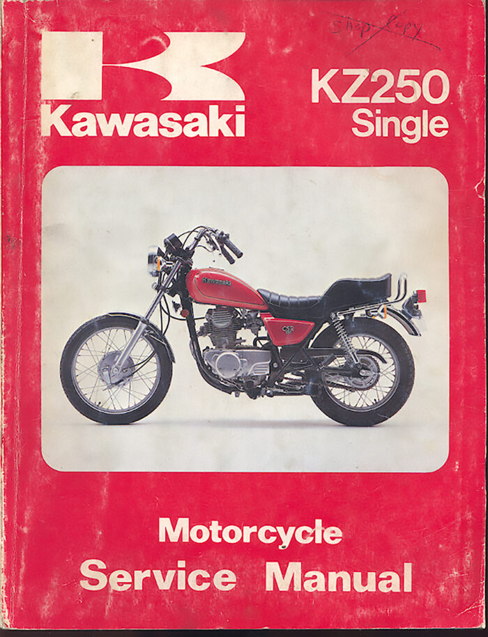 99924-1023-03 Kawasaki KZ250 Single Service Manual